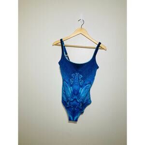 12 blue bathing suit